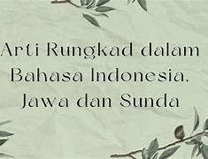 Syair Rungkad Bahasa Jawa